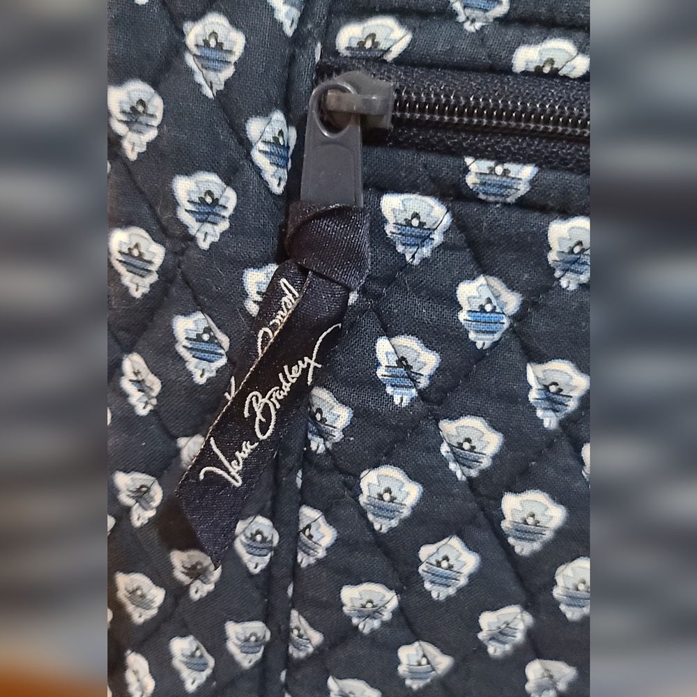 Vera Bradley Nantucket Navy Small Tote Bag - Picture 5 of 11